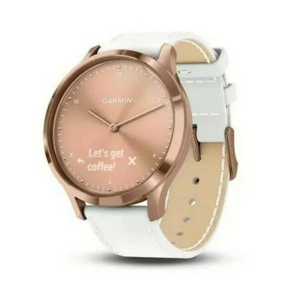 Garmin Vivomove® HR Premium 18K Rose Gold Smart Watch - Picture 8 of 12